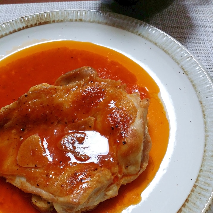 超簡単!激ウマ☆鶏肉のケチャップ煮